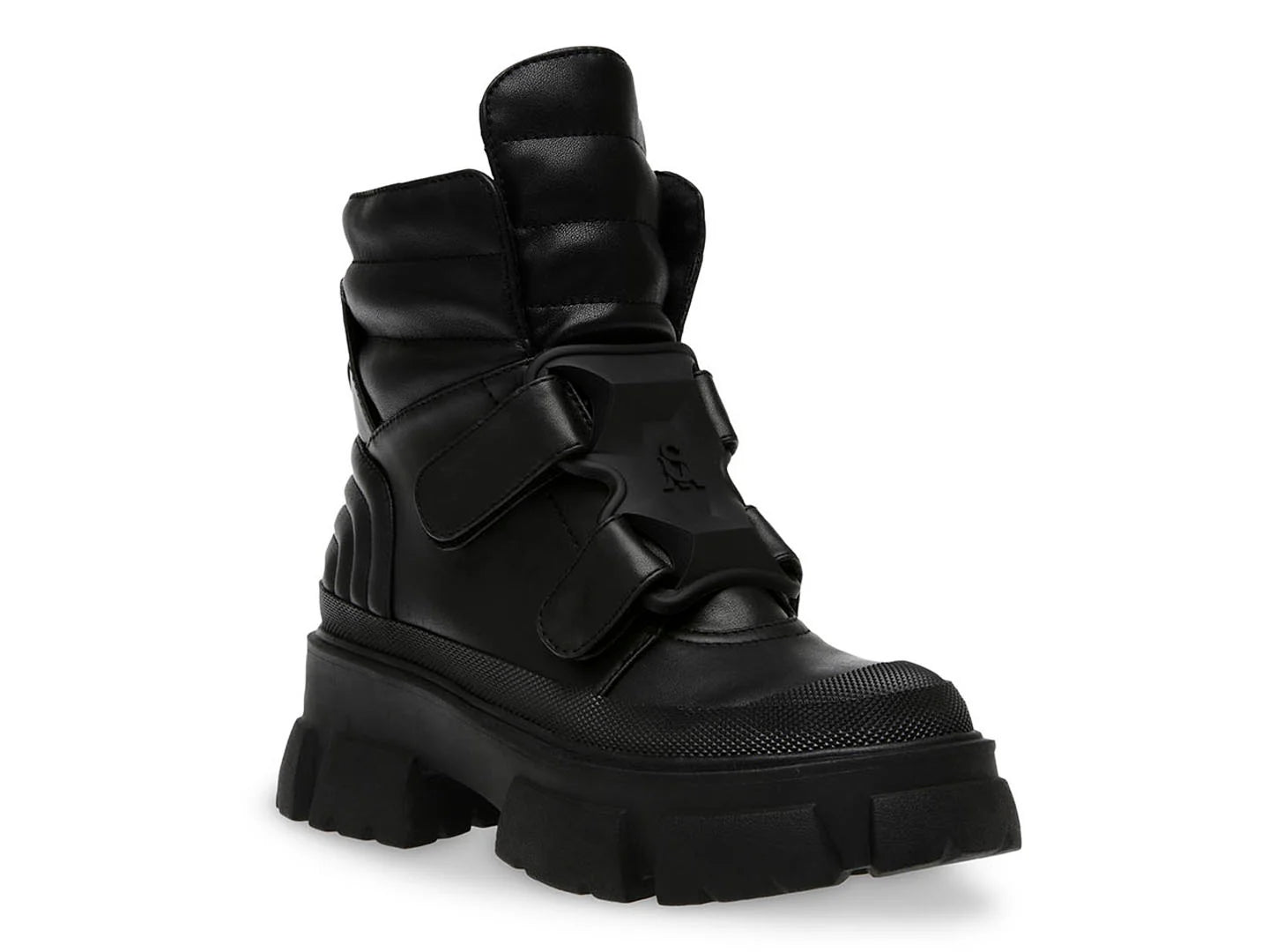 Botines Combat Steve Madden Negros para Mujer