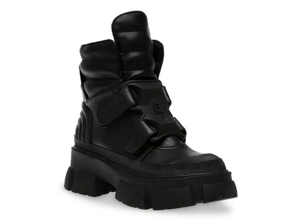 Botines Combat Steve Madden Negros para Mujer