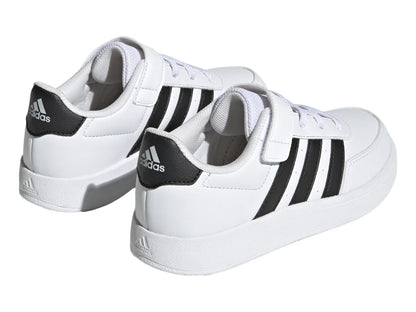 Tenis Adidas Breaknet 20 Blancos y Negros para Niño