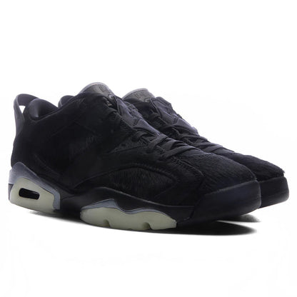 Womens Air Jordan 6 Retro Low Blackout Triple Black