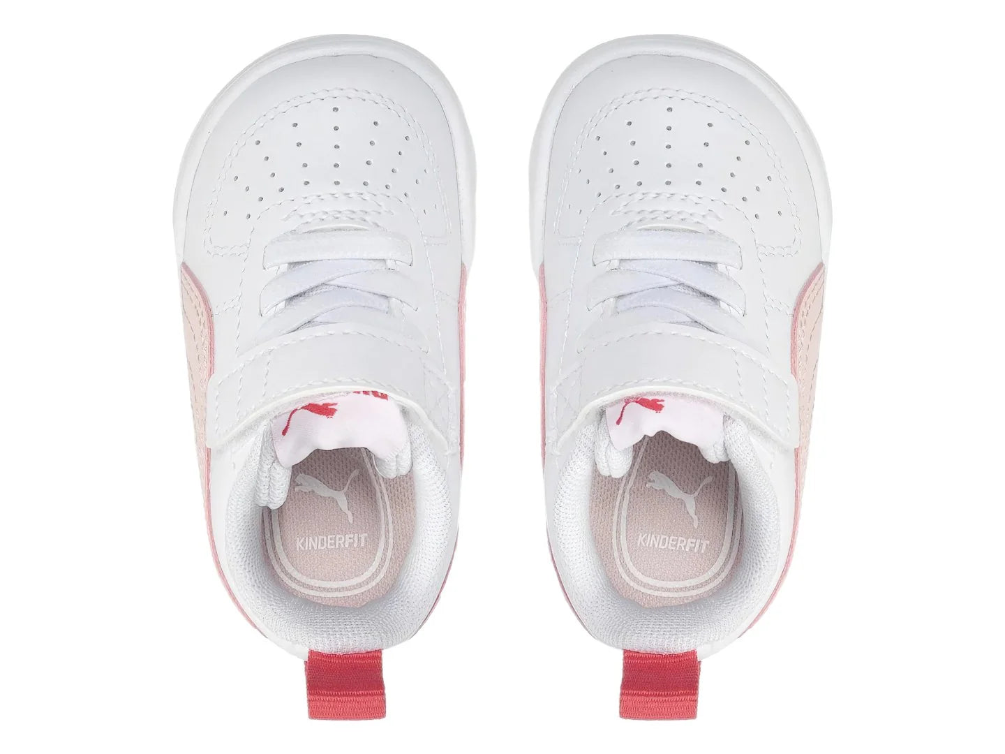 Tenis PUMA Rickie Blanco y Rosa para Niña