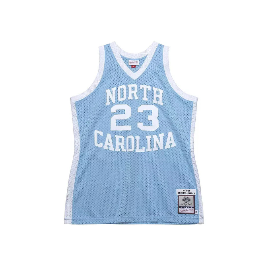 Mitchell & Ness Carolina Blue Michael  1983-84 Jersey - Light Blue
