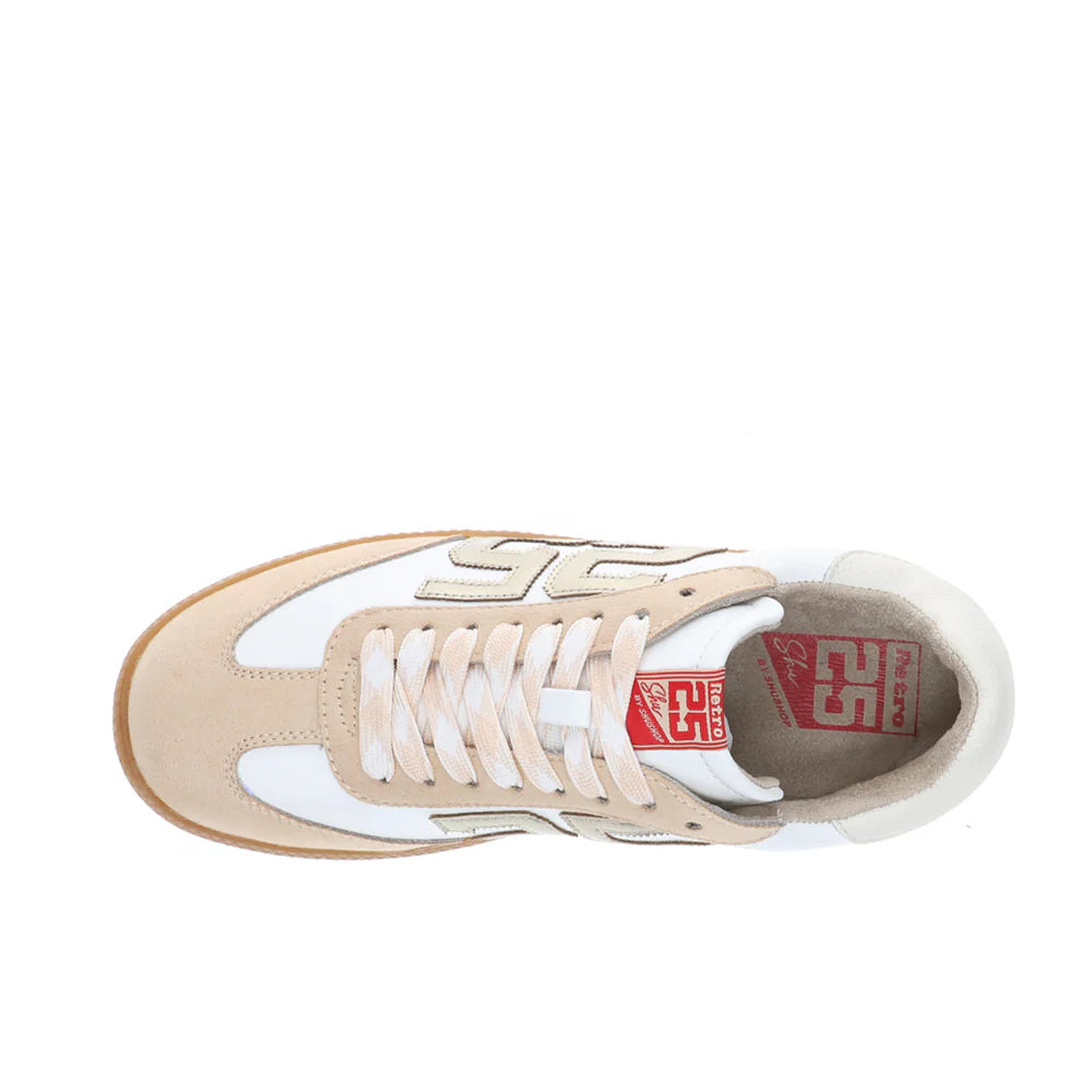 Retro 25 Metallic Lace Up Sneakers