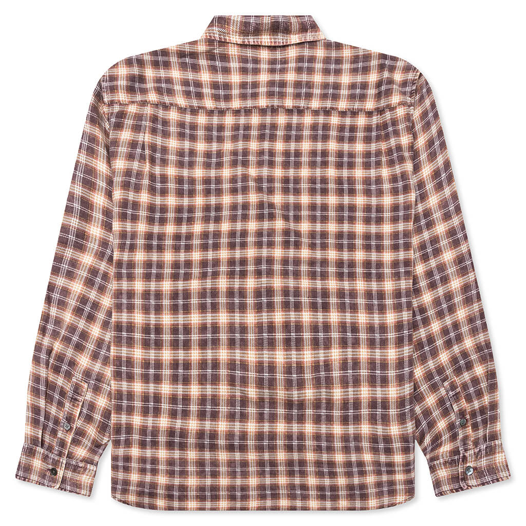 Matthew Plaid Shirt Brick