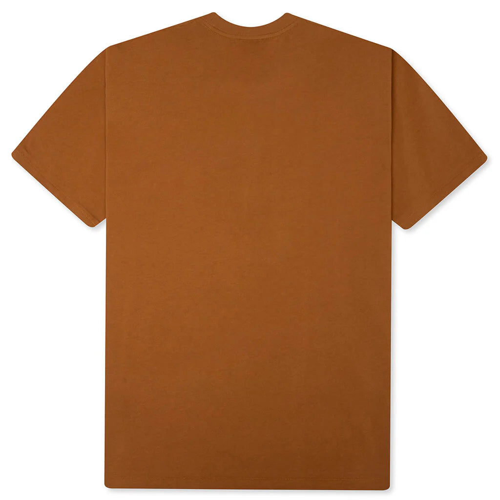 Hand Drawn College Relaxed Fit Tee Beige
