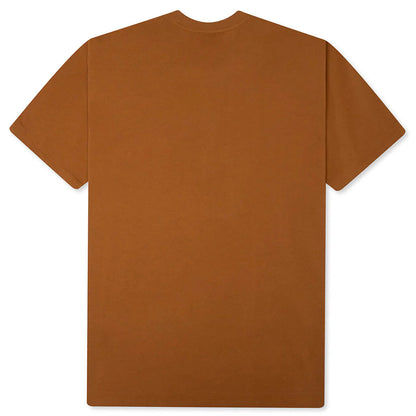 Hand Drawn College Relaxed Fit Tee Beige