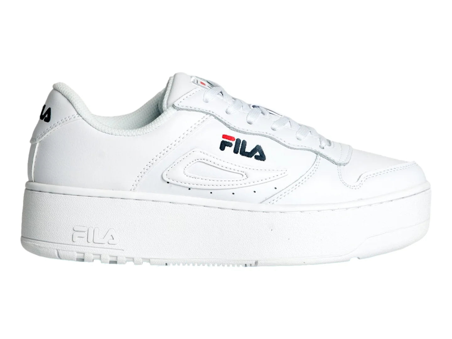 Tenis Fila FX 115 Blanco Marino y Rojo para Mujer