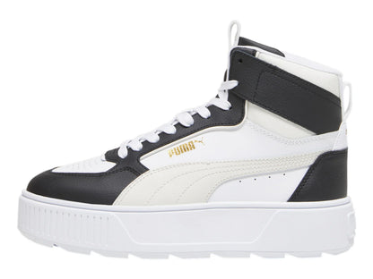 Tenis PUMA Carmen Rebelle Mid Blanco Gris y Negro para Mujer
