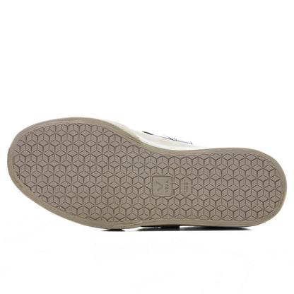Womens Campo Leather Silver Black