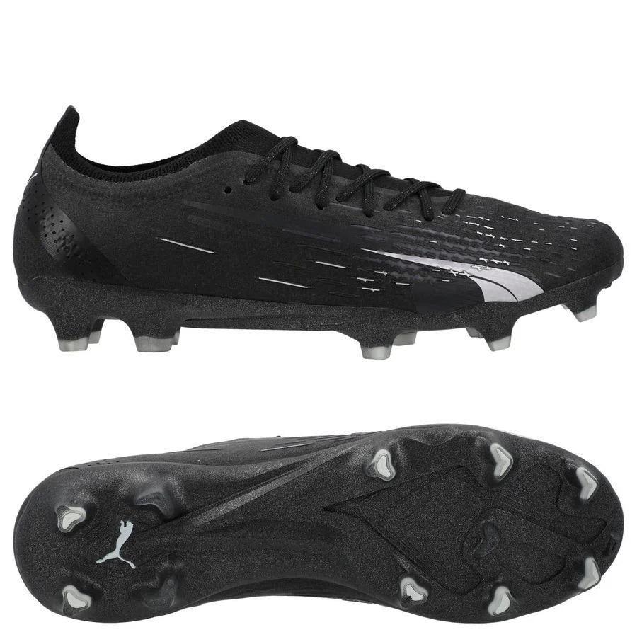 PUMA Ultra Ultimate FG AG Firm Ground Soccer Cleats Eclipse Black White