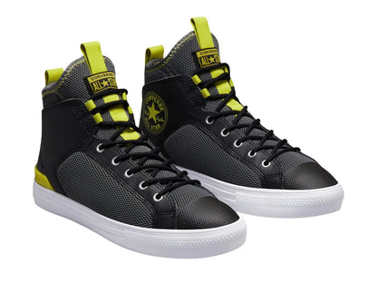 Tenis Converse Chuck Taylor All Star Ultra Mid Negro y Gris para Hombre