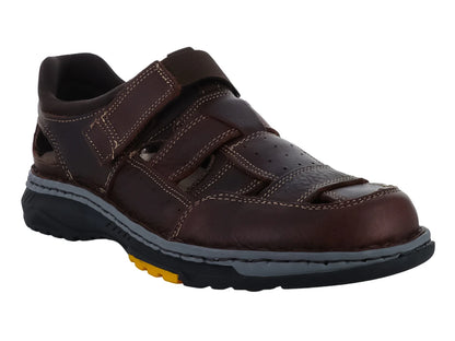 Sandalias Formales Lobo Solo Color Café para Hombre