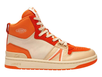 Tenis Lacoste L001 Mid Naranja para Mujer