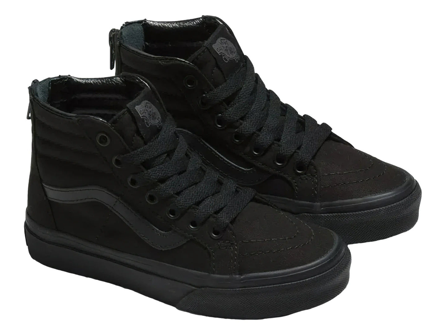 Tenis Vans Sk8 Hi Zip Negros para Niño