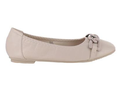 Zapatos Planos ROZE Color Off White para Mujer