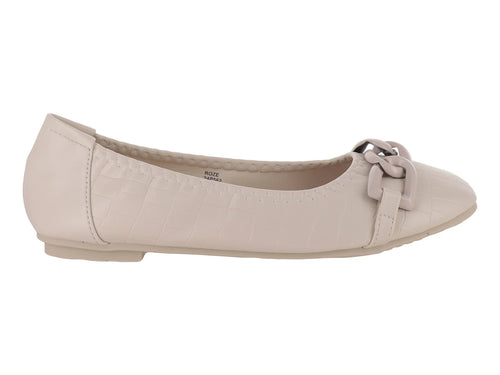 Zapatos Planos ROZE Color Off White para Mujer