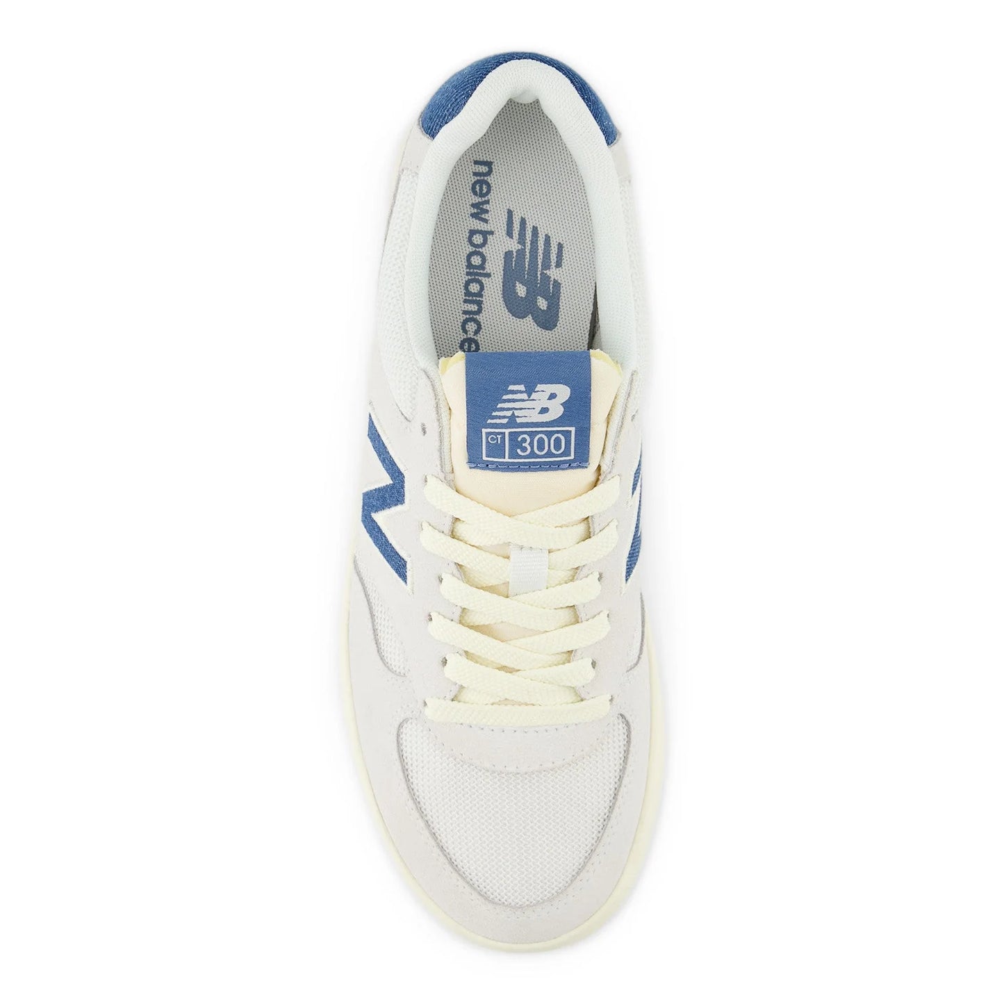 Unisex 300 Court in Sea Salt with Chrome Blue and White