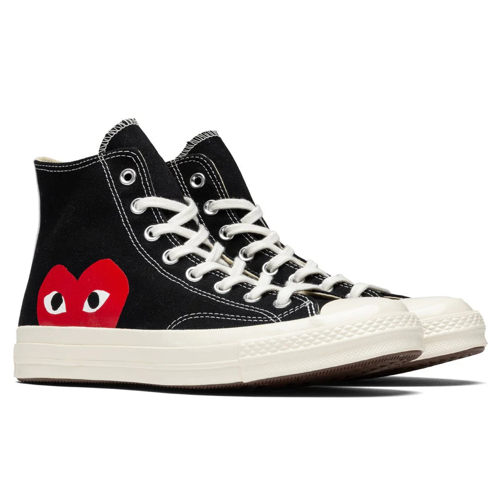 Converse x Comme Des Garcons PLAY All Star Chuck 70 Hi Black 2019