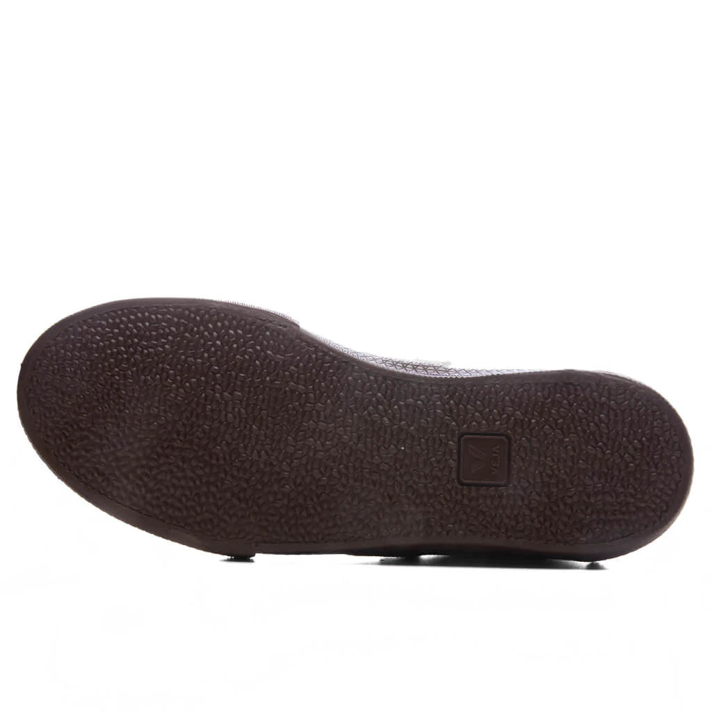 Womens Volley Leather White Natural Bark