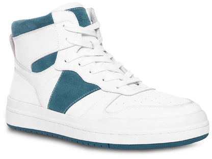 Tenis Steve Madden Oscar Blanco y Azul para Hombre