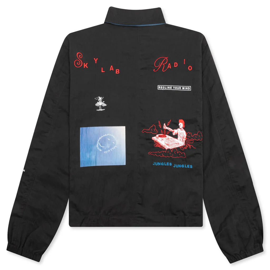 Reversible Skylab Radio Jacket Black