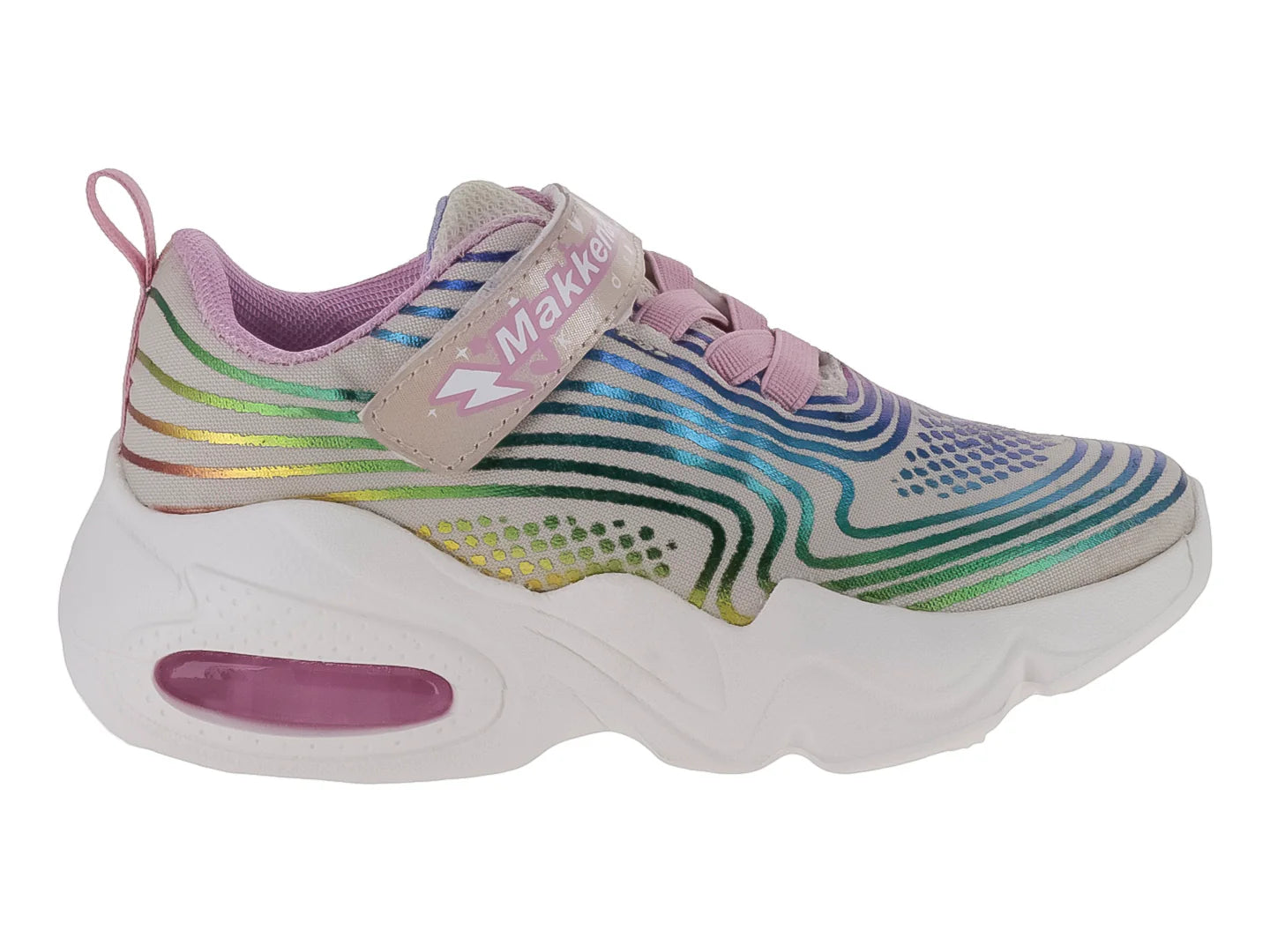 Tenis MAKENA Latte Rosa para Niña