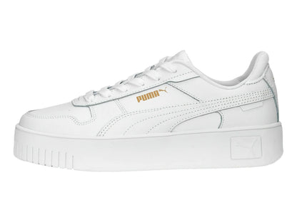 Tenis PUMA Carina Street Blancos con Oro para Mujer
