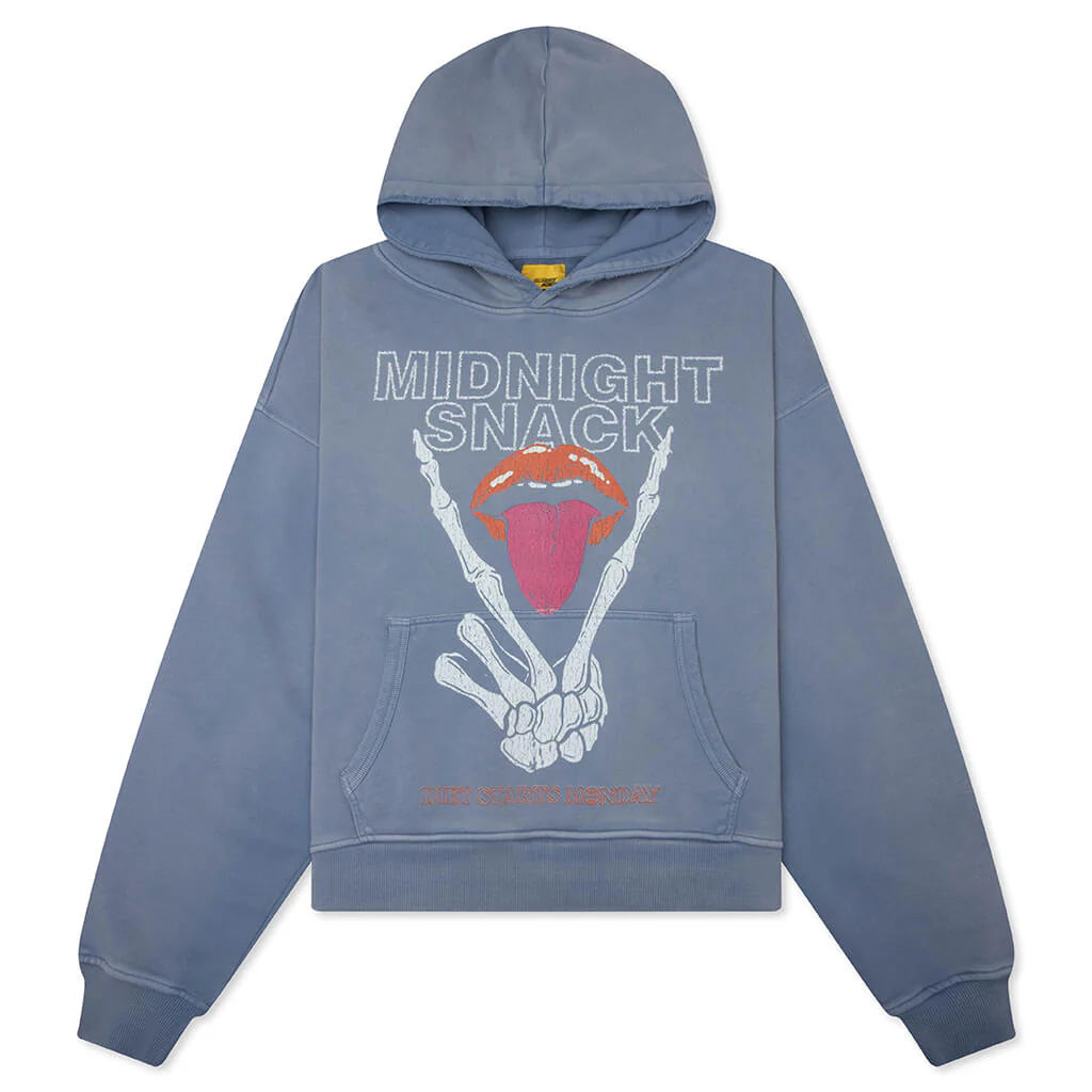 Midnight Snack Hoodie Washed Blue