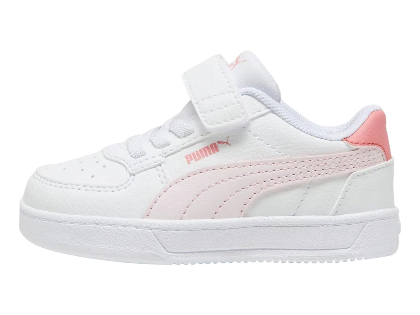 Tenis PUMA Caven 20 Blanco y Rosa para Niña