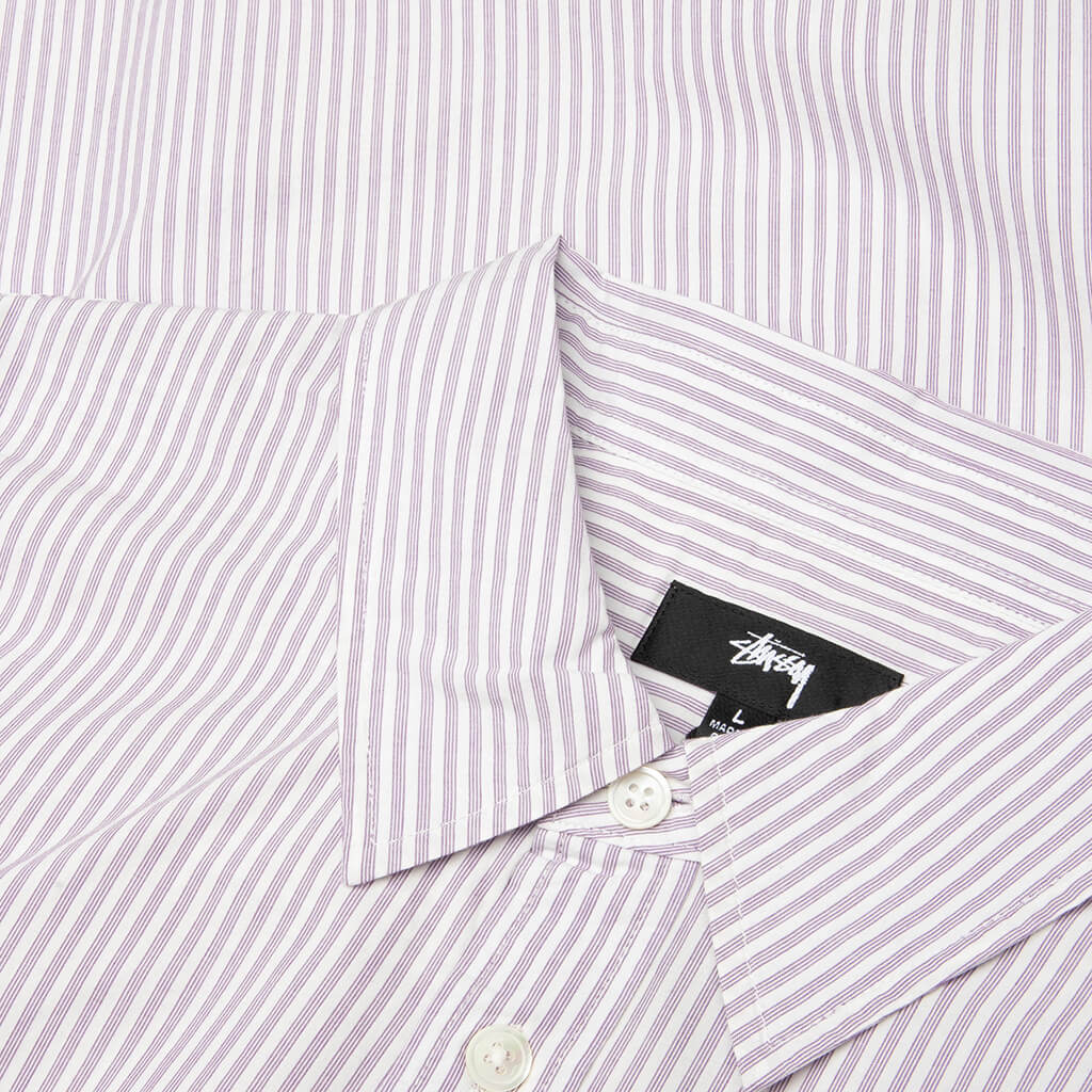 Standard Shirt Purple Stripe