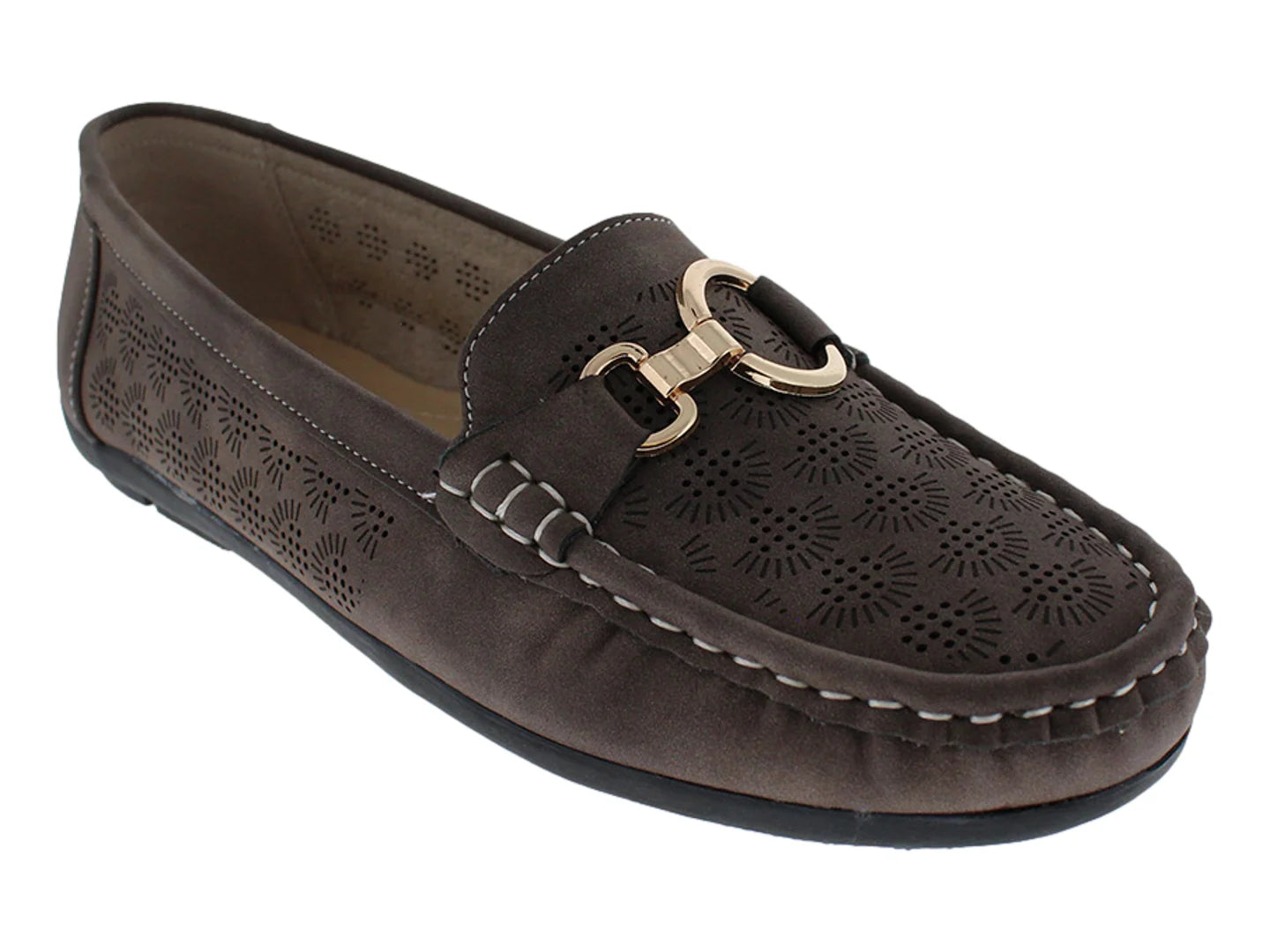 Zapatos Mocasines Comfort Fit Marrón para Mujer