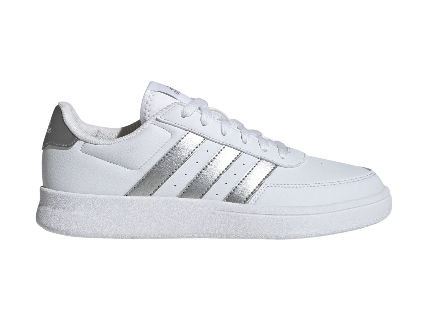 Tenis Adidas Breaknet 20 Blanco y Plata para Mujer
