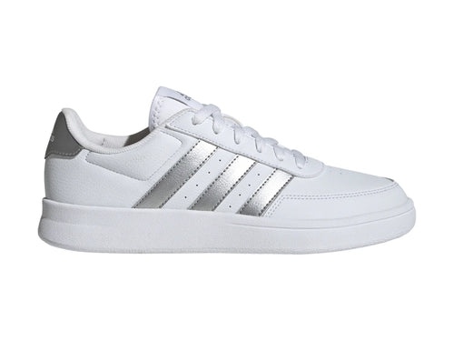 Tenis Adidas Breaknet 20 Blanco y Plata para Mujer