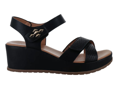 Sandalias Roze Confort Negro para Mujer