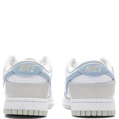 Women's Dunk Low - White/Light Armory Blue/Light Bone