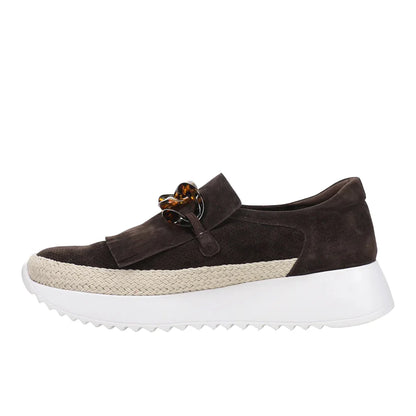 Qerene Perforated Slip On Sneakers