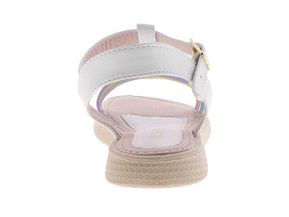 Sandalias Viris Blanco Multicolor de Princesas para Niña