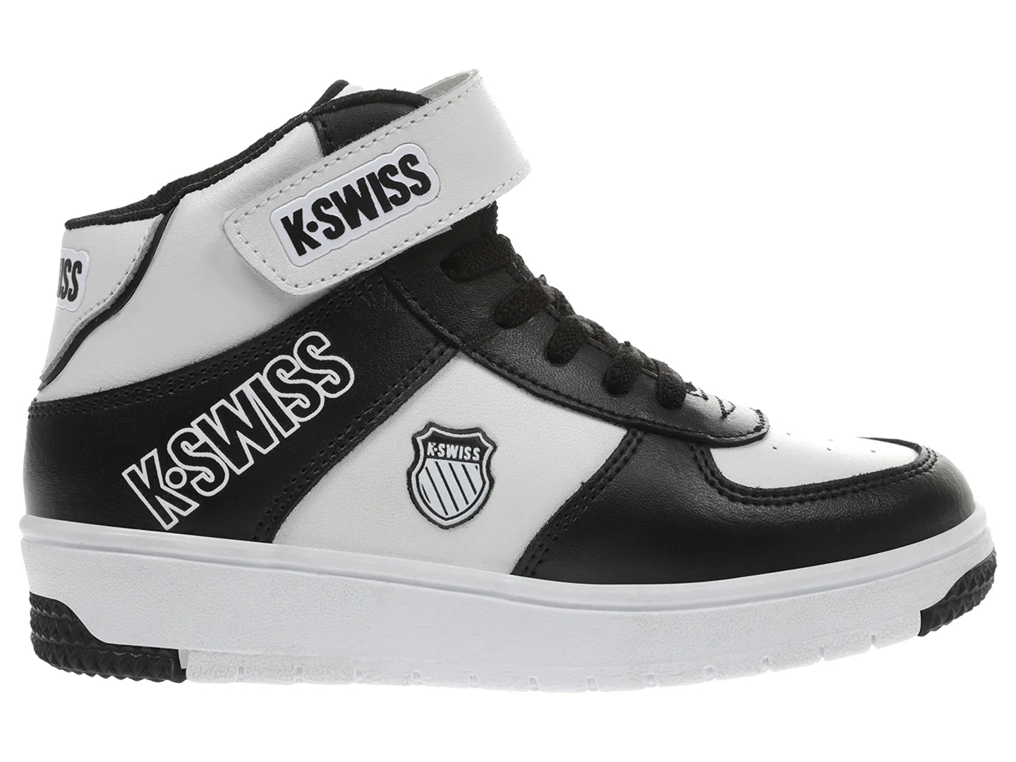 Tenis K SWISS Salt Mid Negro y Blanco para Niño