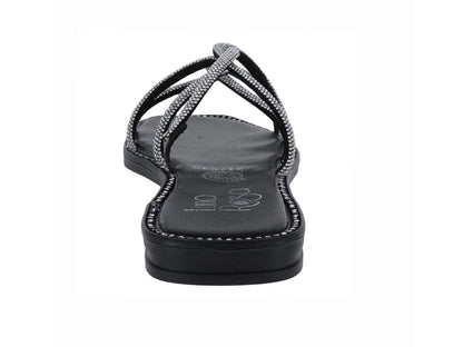 Sandalias Luna Rosa Negro para Mujer
