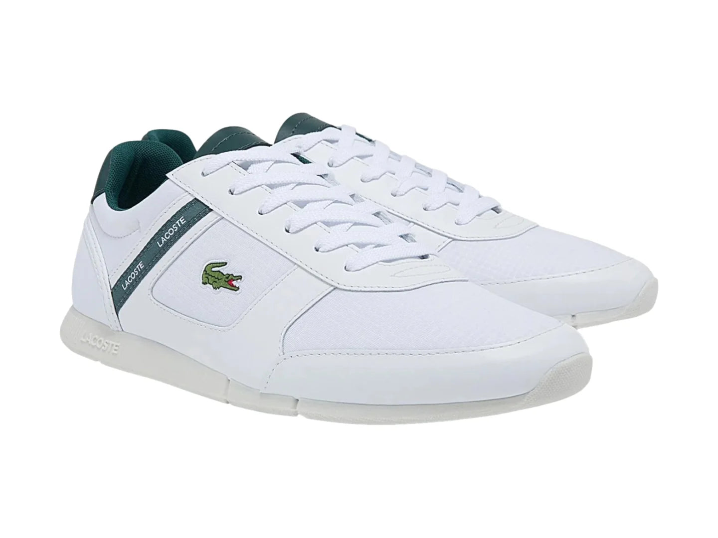 Tenis Lacoste Menerva Sport Blanco y Verde para Hombre