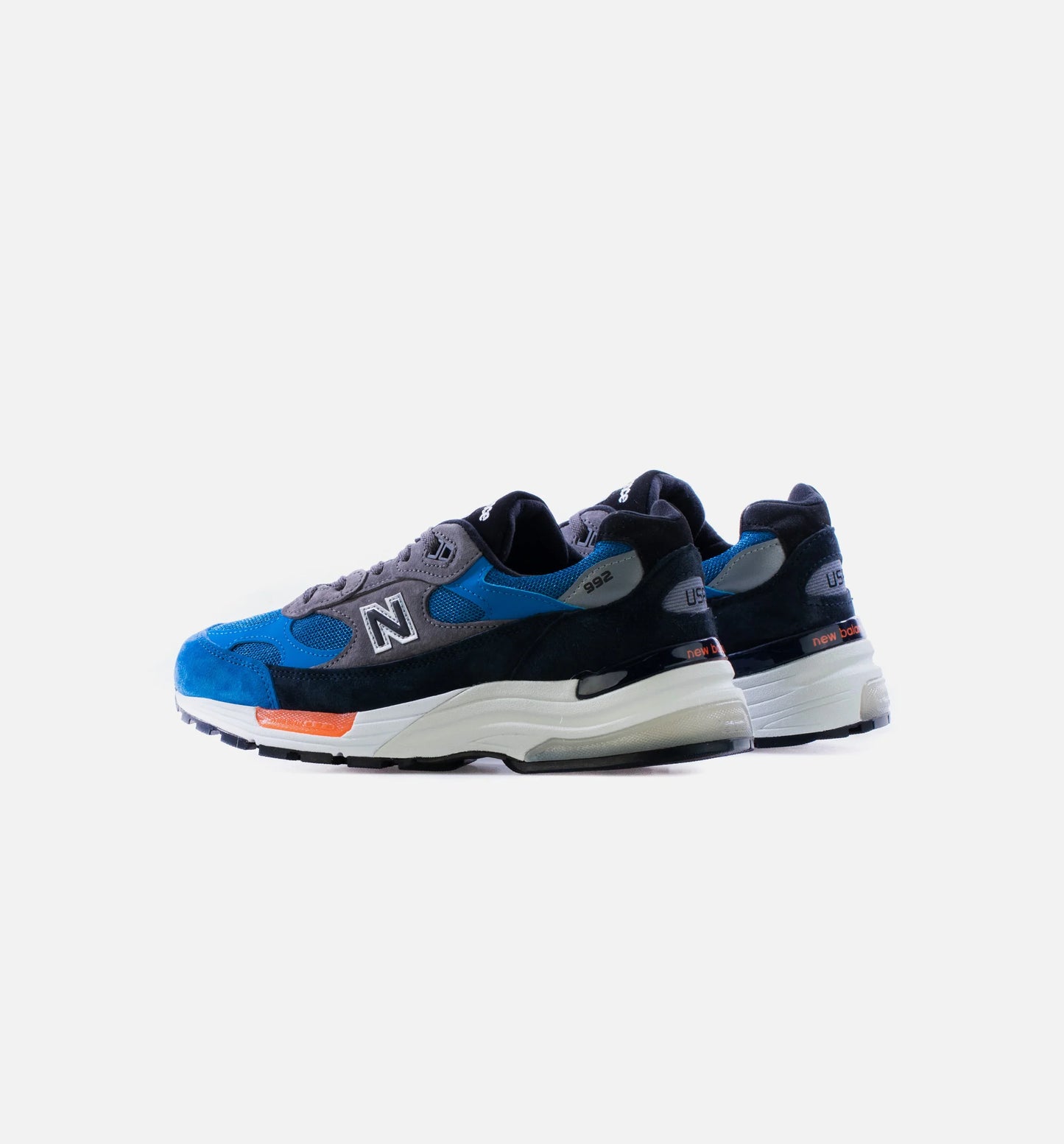 992 Made In USA Blue Grey Mens Running Shoe Grey Blue