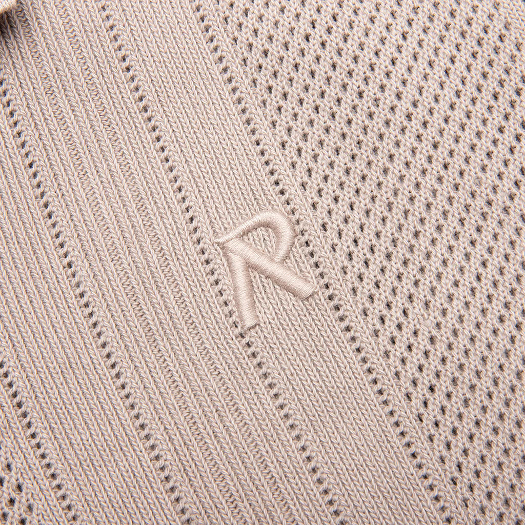 Open Stitch Polo Cashmere