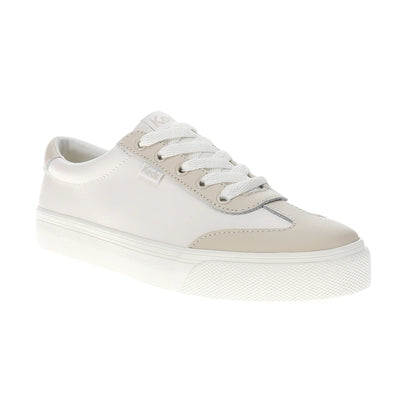 Jump Kick T-Toe Leather Lace Up Sneakers