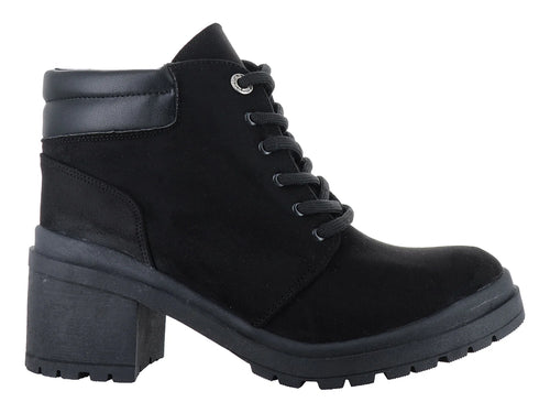 Botines Luna Rosa Negro para Mujer