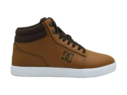 Tenis DC Shoes Crisis 2 HI Marrón y Blanco para Hombre