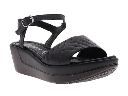 Sandalias Luna Rosa Negro para Mujer