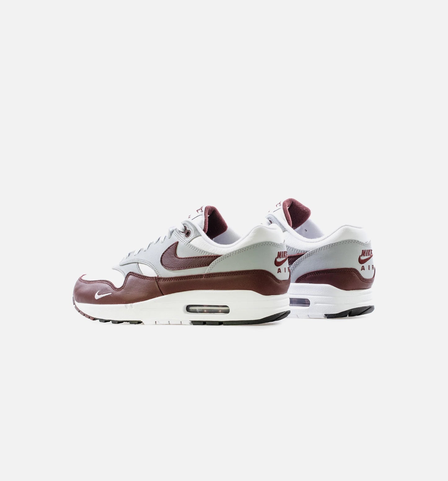 Air Max 1 Wolf Grey Mens Lifestyle Shoe White Brown