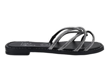 Sandalias Luna Rosa Negro para Mujer