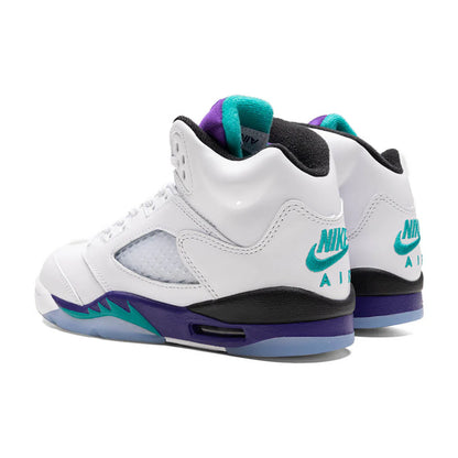 Air Jordan 5 Retro OG Grape GS White New Emerald Grape