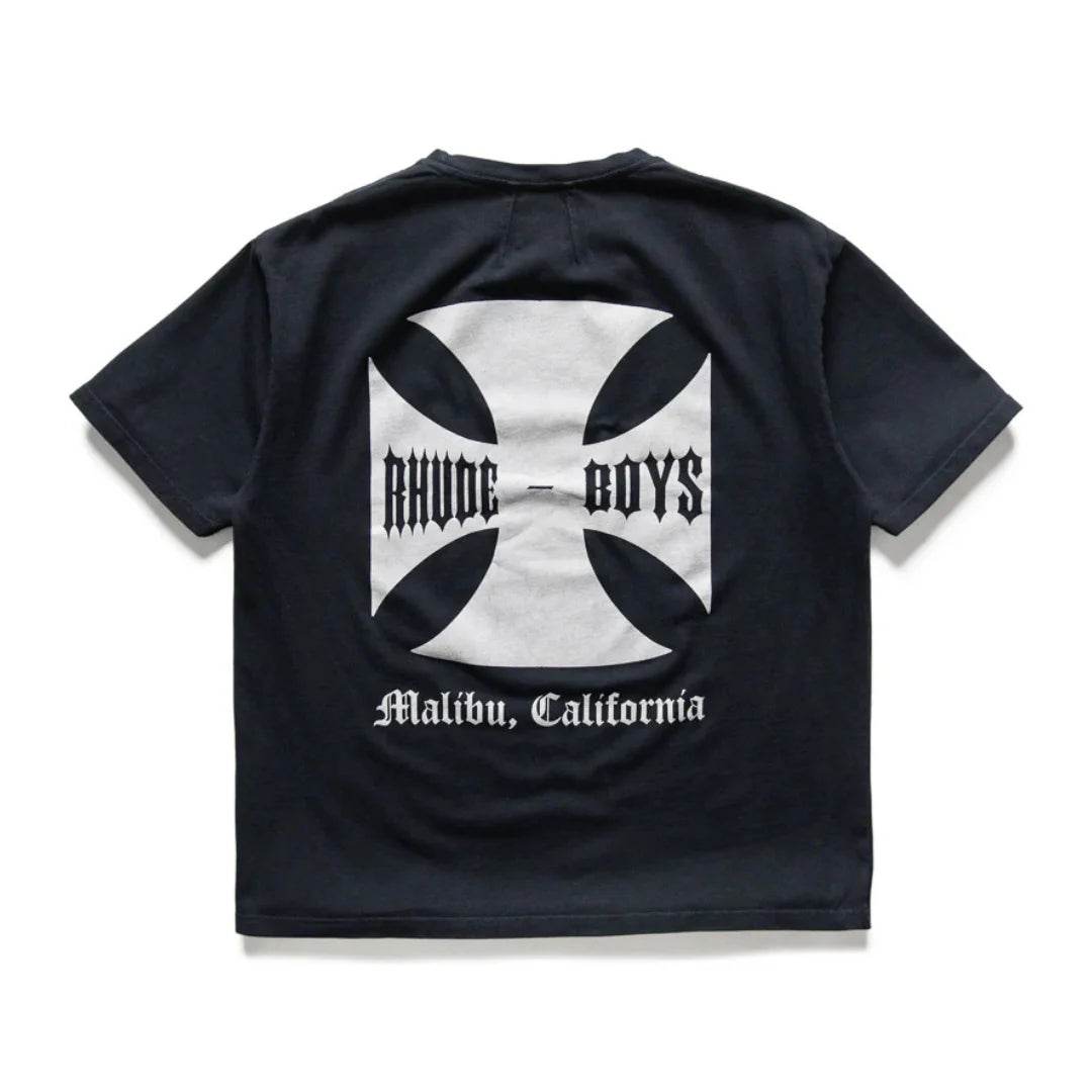 Rhude Boys Tee - Vintage Black
